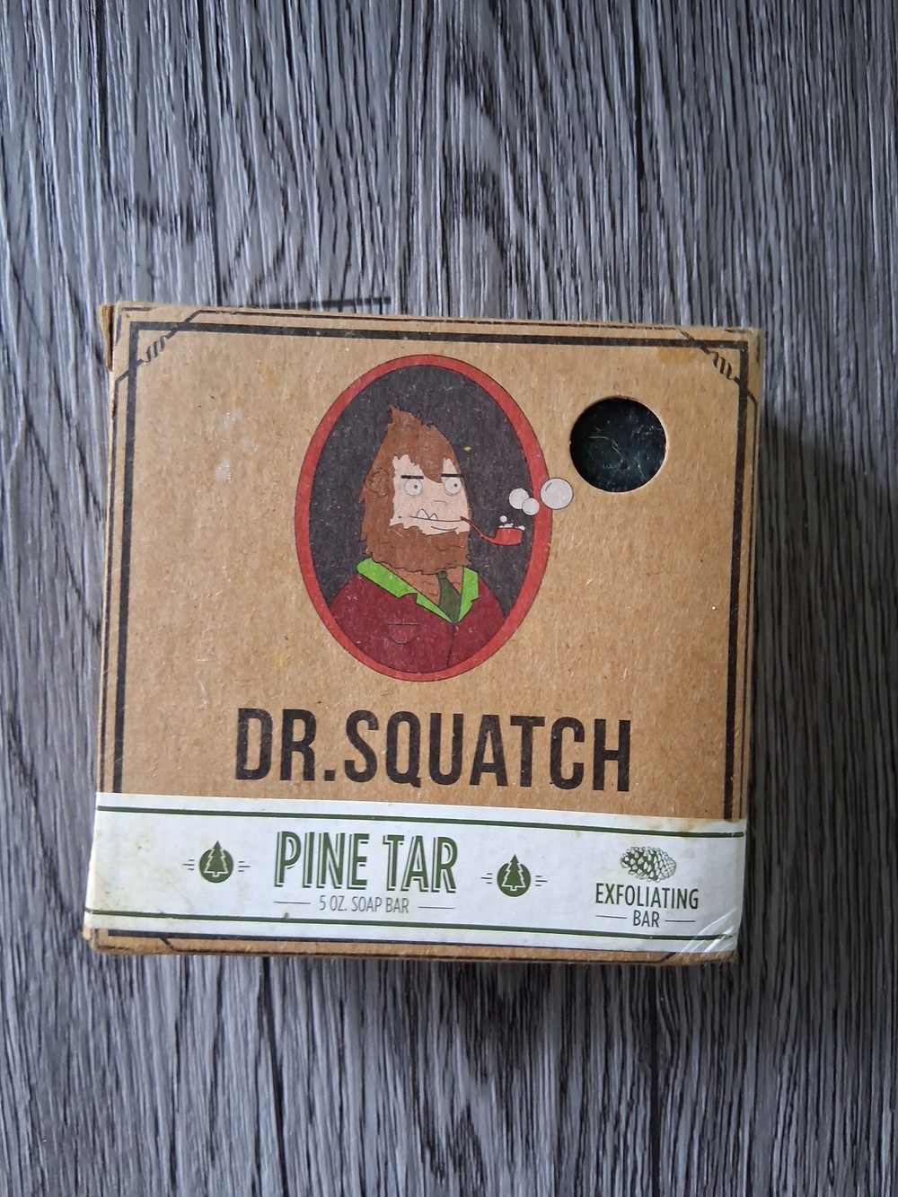Dr. Squatch Pine Tar Exfoliating Bar - Brown